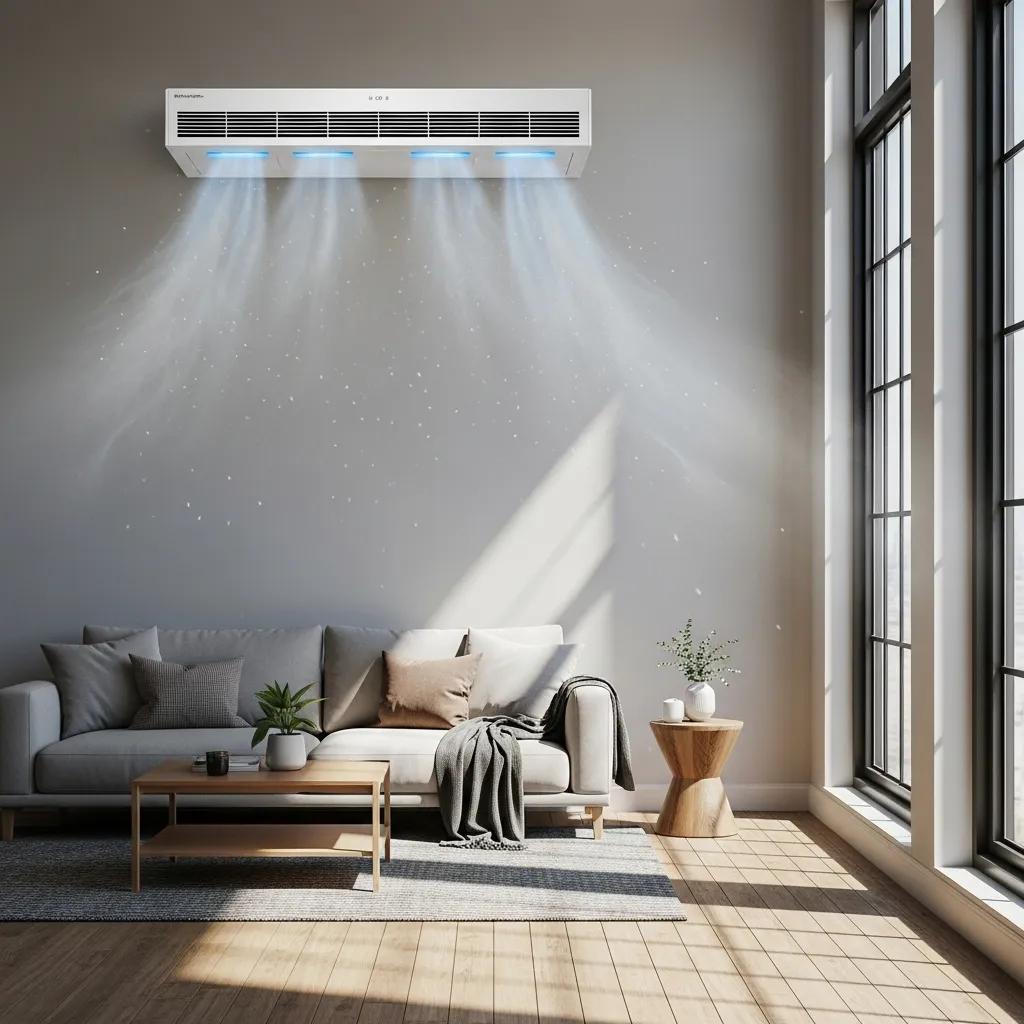 HVAC Blog 17 Energy-efficient HVAC system in a modern home, highlighting comfort and efficiency